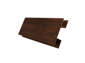 Планка H-образная стыковочная сложная 0,45 Print Premium Cherry Wood Dark FTC (3м) Центр Кровли