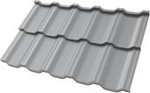 Профиль волновой "Квинта Уно" ("Kvinta Uno") 0,45 ПЭ RAL 7004 сигнальный серый Центр Кровли