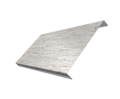 Ламель обратная 200 забора жалюзи Texas 0,45 Print Elite с пленкой Snow Wood TwinColor Центр Кровли