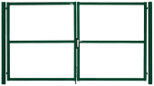Ворота Colority Zinc Lock 1,5х3,5 RAL 6005 Центр Кровли