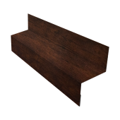 Отлив межэтажный 35 0,45 Print-Double Premium Cherry Wood Dark F (3м) Центр Кровли