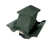 Вентилятор кровельный для композитной черепицы Metrotile HV15-15 Romana темно-зеленый Центр Кровли