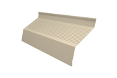 Ламель забора жалюзи Milan new gofr 0,45 Print Elite с пленкой Milky Wood TwinColor Центр Кровли