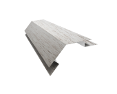 Угол внешний сложный 75х75 135 градусов 0,45 Print Elite Snow Wood TwinColor (3м) Центр Кровли