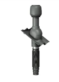 фото Комплект универсальный вентиляции Braas D125 для волновой черепицы Франкфуртская/Таунус, графит Центр Кровли картинка Комплект универсальный вентиляции Braas D125 для волновой черепицы Франкфуртская/Таунус, графит Центр Кровли