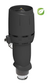 Вентилятор Vilpe Flow Eсo125Р/700 черный Центр Кровли