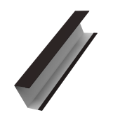 Крышка жалюзи Milan,Tokyo 0,5 Drap RAL 9005 черный (2м) Центр Кровли