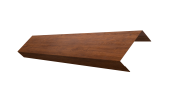 Ламель обратная 50 забора жалюзи Texas 0,45 Print Elite с пленкой Golden Wood TwinColor Центр Кровли