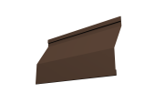 Ламель забора жалюзи Milan Slim 0,45 PE-Double RAL 8017 шоколад Центр Кровли