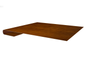 Планка завершающая 0,45 Print-Double Premium Golden Wood Intense F (2м) Центр Кровли