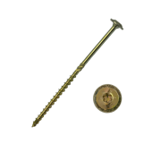 Саморез конструкционный тарельчатый Daxmer 8,0х160 (50шт) Torx желтый цинк Центр Кровли