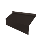 Ламель забора жалюзи Milan/Milan new стартовая/финишная для калиток и ворот 0,45 Drap-double TX RR 32 темно-коричневый Центр Кровли