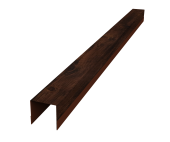 Планка вертикальная обратная для горизонтального монтажа штакетника 0,45 Print Elite Cherry Wood TwinColor (3м) Центр Кровли