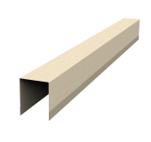 Планка опорная составная внутренняя для забора жалюзи Palermo 0,45 Print Elite Milky Wood TwinColor (3м) Центр Кровли