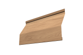 Ламель забора жалюзи Milan Slim 0,45 Print Elite с пленкой Honey Wood TwinColor Центр Кровли