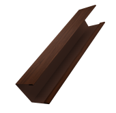 Крышка жалюзи Milan Slim 0,45 Print Elite Choco Wood TwinColor (2м) Центр Кровли