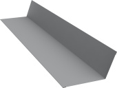 Планка примыкания 90х140 Grand Line 0,7 ПЭ с пленкой RAL 7004 сигнальный серый (3м) Центр Кровли
