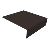 Планка околооконная простая 200х75 Grand Line 0,5 Velur RR 32 темно-коричневый (2м) Центр Кровли