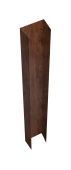 Крепежная планка верхняя Texas 0,45 Print-Double Premium Cherry Wood Fresh (3м) Центр Кровли