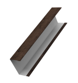Крышка жалюзи Milan,Tokyo 0,45 Print-double Elite Antique Wood (2,5м) Центр Кровли