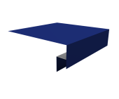 Планка околооконная сложная Экобрус Grand Line 250х50х25 0,45 PE с пленкой RAL 5002 ультрамариново-синий (3м) Центр Кровли