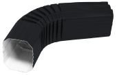 Колено прямоугольное Vortex RAL 7024 Центр Кровли
