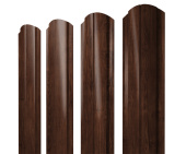 Штакетник Полукруглый Slim фигурный 0,45 Print Elite Cherry Wood TwinColor Центр Кровли