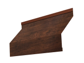 Ламель забора жалюзи Milan new 0,45 Print-Double Premium с пленкой Cherry Wood Dark F Центр Кровли