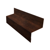 Отлив межэтажный 45 0,45 Print-Double Premium Cherry Wood Dark F (3м) Центр Кровли
