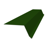 Планка капельник 100х55 0,45 PE с пленкой RAL 6002 лиственно-зеленый (3м) Центр Кровли