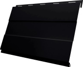 Вертикаль проф Grand Line 0,5 Полидэкстер TwinColor с пленкой RAL 9005 черный Центр Кровли