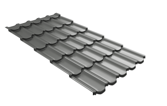 картинка Профиль волновой "Квинта плюс3D" ("Kvinta plus3D") 0,45 PE RAL 7005 мышино-серый Центр Кровли
