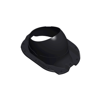 картинка Элемент проходной Krovent Base-VT Prof 20 125/150 черный Центр Кровли