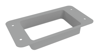 фото Воронка врезная прямоугольная Vortex Lite PE RAL 9006 бело-алюминиевый Центр Кровли картинка Воронка врезная прямоугольная Vortex Lite PE RAL 9006 бело-алюминиевый Центр Кровли