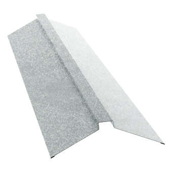 фото Планка конька плоского 175х50х175 0,45 Zn (3м) Центр Кровли картинка Планка конька плоского 175х50х175 0,45 Zn (3м) Центр Кровли