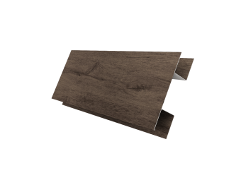 картинка Планка H-образная стыковочная сложная 0,45 Print Premium Almond Wood Fresh (2м) Центр Кровли