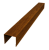 Стойка боковая крепежная для забора жалюзи Palermo 0,45 Print-double Premium Golden Wood Intense F (1,8м) Центр Кровли