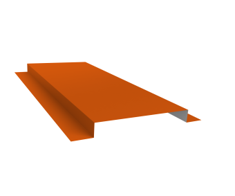 фото Планка кожуха сегментного 150 0,45 PE с пленкой RAL 2004 оранжевый (2м) Центр Кровли картинка Планка кожуха сегментного 150 0,45 PE с пленкой RAL 2004 оранжевый (2м) Центр Кровли