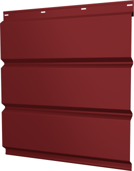 картинка Софит металлический Классик Grand Line без перфорации 0,45 PE с пленкой RAL 3011 коричнево-красный Центр Кровли