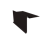 Планка ветровая с отгибом для мягкой кровли 100х20х70 0,5 Satin с пленкой RAL 9005 черный (3м) Центр Кровли