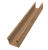 Стойка жалюзи Milan Slim 0,45 Print Elite Honey Wood TwinColor (2,5м) Центр Кровли