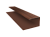 Планка П-образная БХ new 0,45 Print Elite Choco Wood TwinColor (2м) Центр Кровли