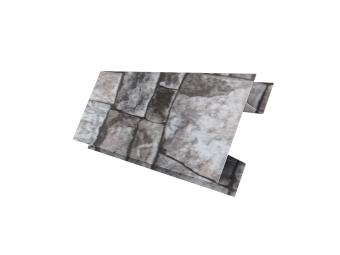 картинка Планка H-образная БХ new 0,45 Print Elite Fine Stone TwinColor (3м) Центр Кровли