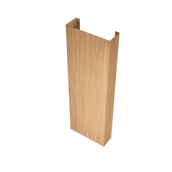 картинка Полустолб для С20 0,45 Print Elite с пленкой Honey Wood TwinColor (L2,5) Центр Кровли