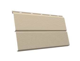 картинка ЭкоБрус 0,345 Gofr Grand Line 0,5 Satin RAL 1015 светлая слоновая кость Центр Кровли