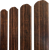 картинка Штакетник Twin XL фигурный Grand Line 0,45 Print-Double Premium Cherry Wood Dark F Центр Кровли Штакетник Twin XL фигурный Grand Line 0,45 Print-Double Premium Cherry Wood Dark F Центр Кровли