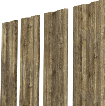 фото Штакетник Twin XL с прямым резом Grand Line 0,45 Print Elite Nordic Wood TwinColor Центр Кровли картинка Штакетник Twin XL с прямым резом Grand Line 0,45 Print Elite Nordic Wood TwinColor Центр Кровли