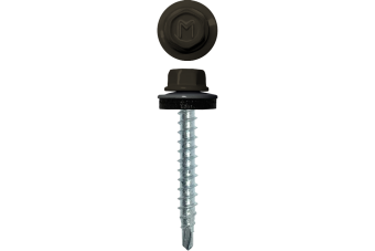 картинка Саморез кровельный Daxmer 4,8х29 (250шт) сверло №1 RAL 6014 Центр Кровли