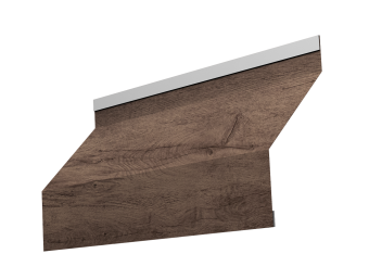 картинка Ламель забора жалюзи Milan new 0,45 Print Premium с пленкой Almond Wood Fresh Центр Кровли