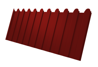 фото Профнастил С8A v02 фигурный Grand Line 0,45 PE RAL 3011 коричнево-красный Центр Кровли картинка Профнастил С8A v02 фигурный Grand Line 0,45 PE RAL 3011 коричнево-красный Центр Кровли
